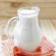 Kéfir de leche - Leche fermentada con gránulos de kéfir de leche